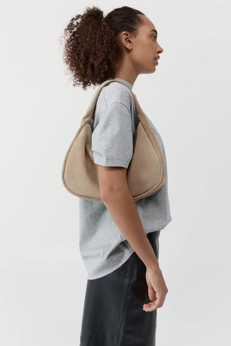 SUEDE LARGE BON BON BAG