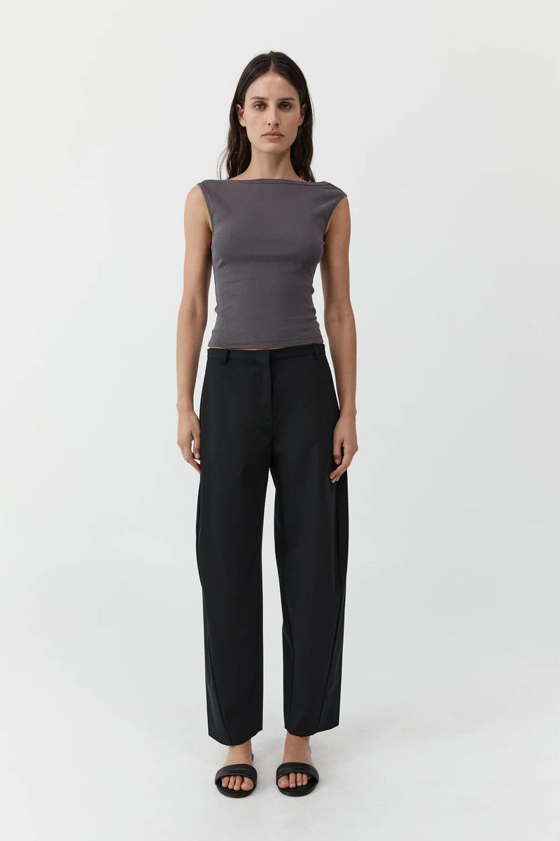 FINE BAND BALLOON PANTS