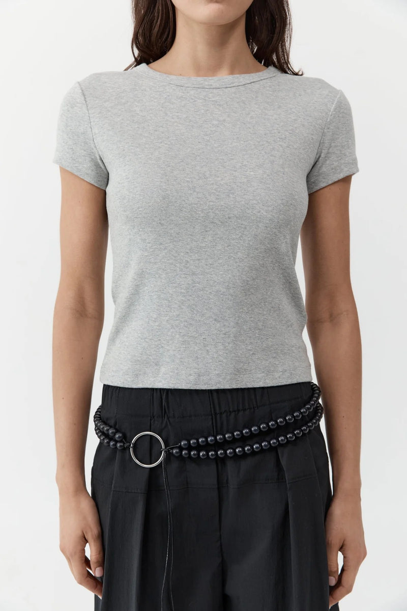 ORGANIC COTTON BABY TEE GRAY