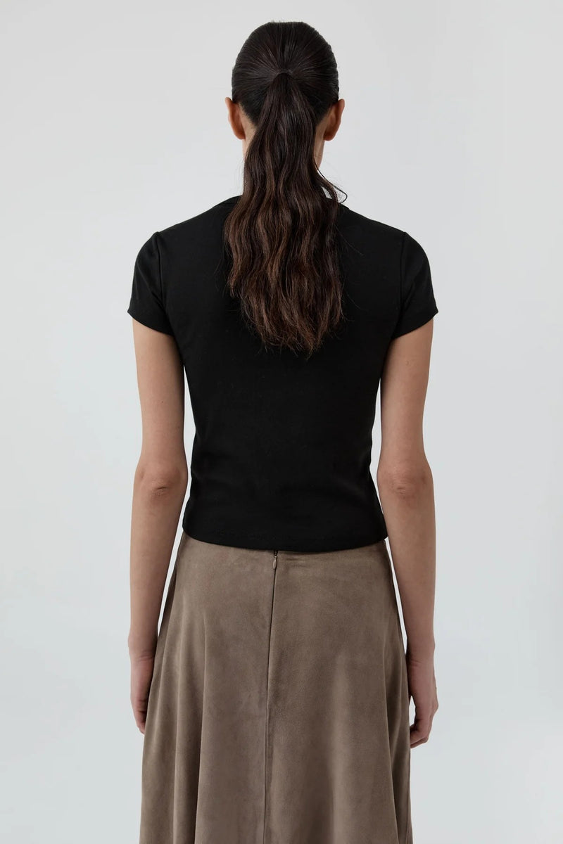 ORGANIC COTTON BABY TEE BLACK