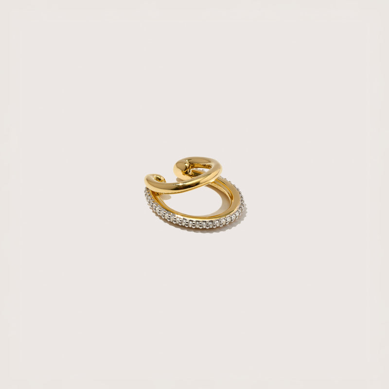PAVE DOUBLE EAR CUFF