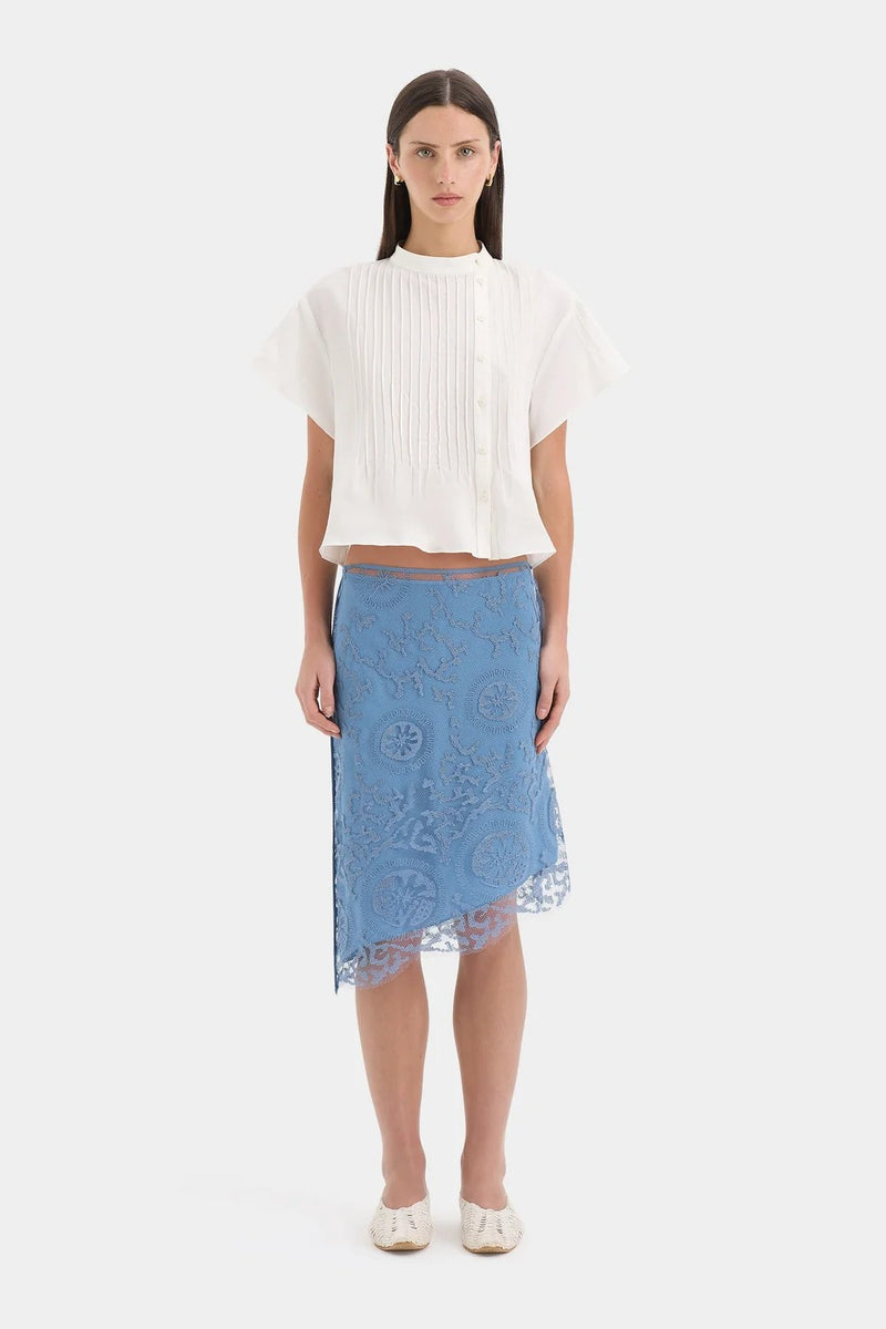 BEATRICE PINTUCK TOP