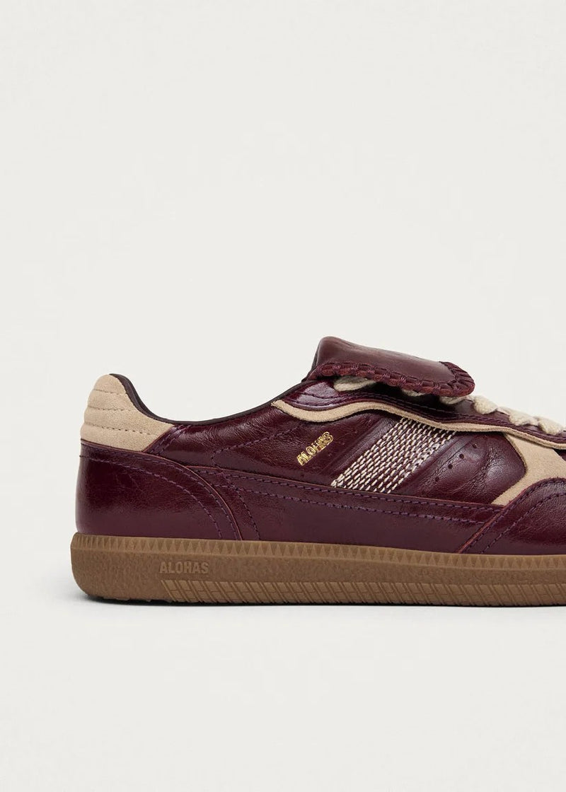 TB.490 CLUB DEEP BURGUNDY PATENT LEATHER SNEAKERS