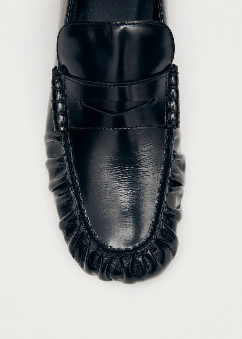 AVEN BLACK LEATHER LOAFERS