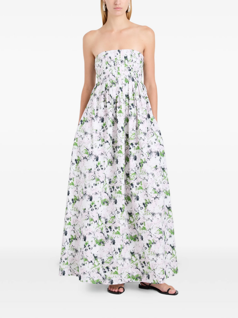 VIRELLA DRESS IN PRINTED COTTON